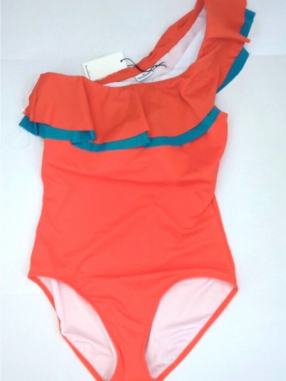 Hermoza Women's Orange Katie One-Piece Swimsuit Size‎ 12 - New